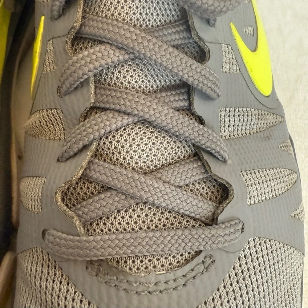 Nike Gray with Neon Yellow Accents Sneakers